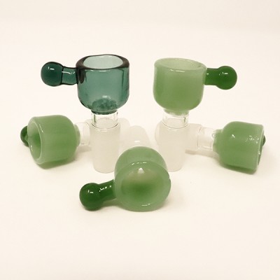 14 MM MALE GLASS BOWL WITH ICE CATCHER BMD1 5CT/PACK